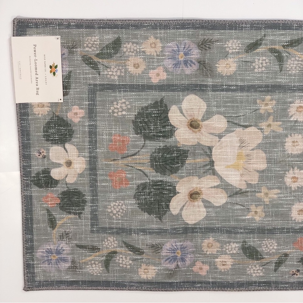 Rifle Paper Co. Runner Rug - Picture 2 of 8
